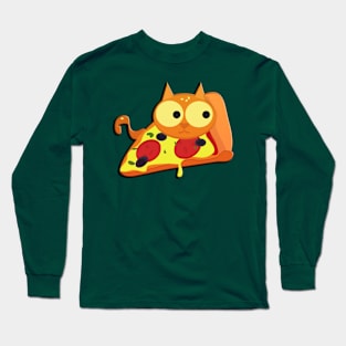 Pizza Cat Long Sleeve T-Shirt